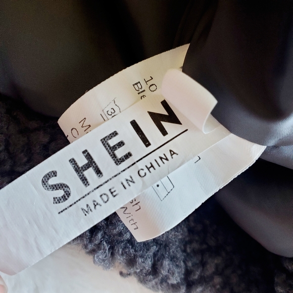 SHEIN teddy bear crop jacket in medium. - Picture 3 of 4